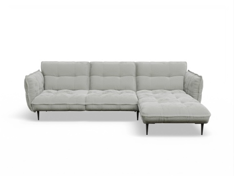 Ecksofa mit Longchair rechts